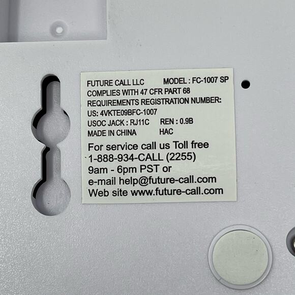 Future Call Picture Care Phone FC-1007 Dial by Photo Speakerphone Elderly Kids - Picture 10 of 11